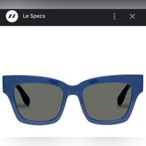 Le Specs x Solid & Striped Georgica Sunglasses in Lagoon Blue
